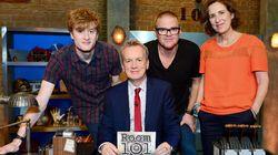 James Acaster, Kirsty Wark, Heston Blumenthal James Acaster, Kirsty Wark, Heston Blumenthal