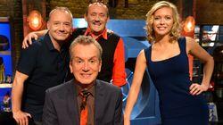 Bob Mortimer, Brendan O'Carroll, Rachel Riley Bob Mortimer, Brendan O'Carroll, Rachel Riley