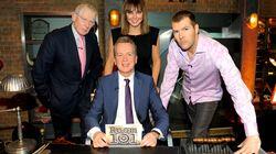 Rhod Gilbert, Nick Hewer, Carol Vorderman Rhod Gilbert, Nick Hewer, Carol Vorderman