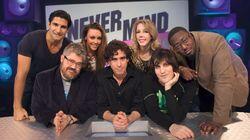 Stephen Mangan, Kayvan Novak, Michelle Heaton, Katherine Ryan, Sway Stephen Mangan, Kayvan Novak, Michelle Heaton, Katherine Ryan, Sway