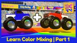 Learn Color Mixing with Monster Trucks Learn Color Mixing with Monster Trucks