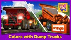 Learn Colors with Dump Trucks Part 1 Learn Colors with Dump Trucks Part 1