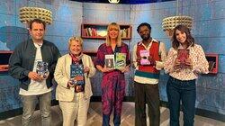 Adam Kay, Sandi Toksvig, Omari Douglas, Alex Jones Adam Kay, Sandi Toksvig, Omari Douglas, Alex Jones