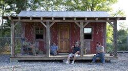 Transforming a Shipping Container Into a Portable Barnwood Cabin Transforming a Shipping Container Into a Portable Barnwood Cabin