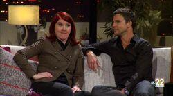 Colin Egglesfield & Kate Flannery Colin Egglesfield & Kate Flannery